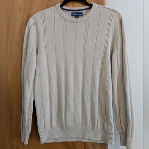 John Ashford Cream Crewneck Sweater